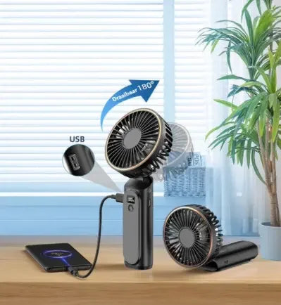 Ventilateur Portable 3-en-1 – Élégance & Performance Gemalys™