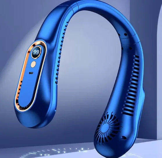 Ventilateur de cou sans lame 4000mAh – Fraîcheur portable, sécurité et autonomie longue durée Gemalys™