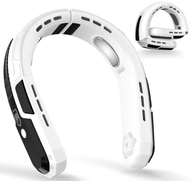 Ventilateur de cou pliable turbo portable 360° – Sécurité et autonomie Gemalys™