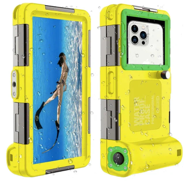 Étui de plongée étanche pour smartphone jusqu’à 15 m – Compatible iPhone 16, 15, 14, 13, 12, 11 Pro Max, Samsung Galaxy S22/S21, Xiaomi, Huawei, Oppo, OnePlus Gemalys™