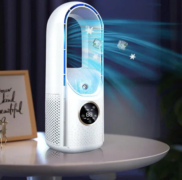 Climatiseur Portable 3 en 1 Refroidisseur, Humidificateur et Purificateur d’Air 6 Vitesses Gemalys™