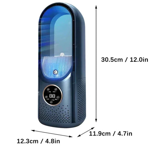 Climatiseur Portable 3 en 1 – Refroidisseur, Humidificateur et Purificateur d’Air avec 6 Vitesses Ajustables Gemalys™