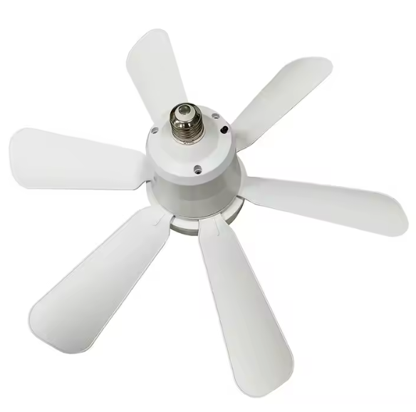 Ventilateur de plafond LED moderne rotatif 360° avec télécommande et variateur couleur Gemalys™