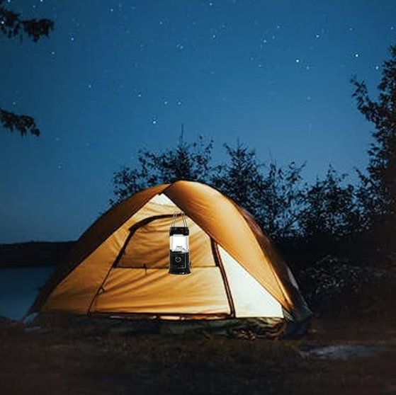 Lampe  Portable USB Rechargeable – Lanterne LED Solaire avec Power Bank pour Camping Gemalys™