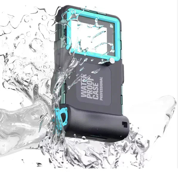 Étui de plongée étanche pour smartphone jusqu’à 15 m – Compatible iPhone 13, 12, 11 Pro Max, Samsung Galaxy S22/S21, Xiaomi, Huawei, Oppo, OnePlus Gemalys™
