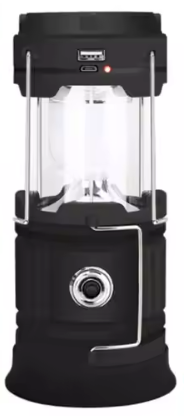 Lampe  Portable USB Rechargeable – Lanterne LED Solaire avec Power Bank pour Camping Gemalys™