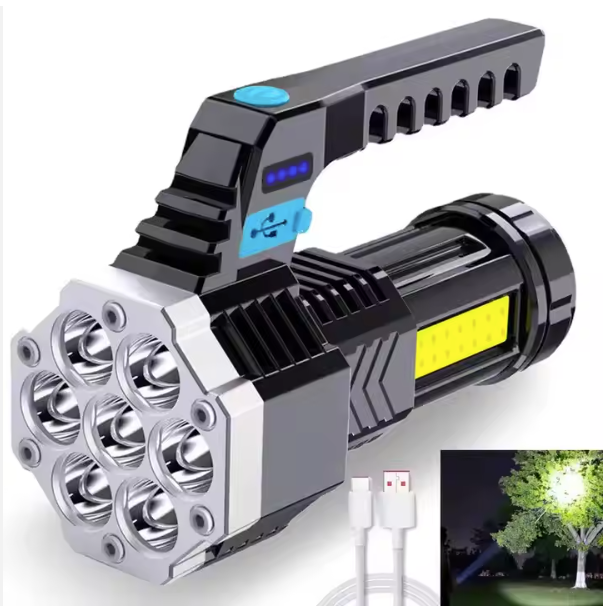 Lampe de Poche Rechargeable Lanterna - Torche Puissante avec Longue Portée Gemalys™