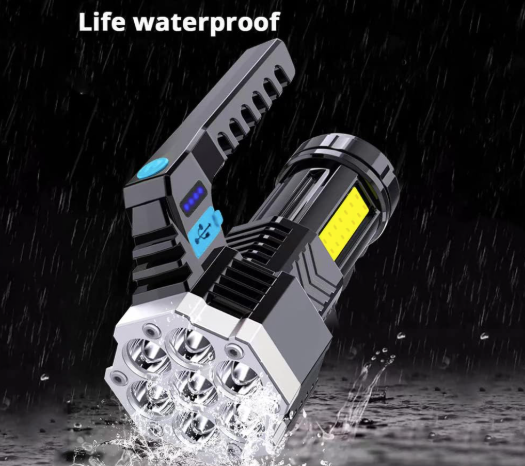 Lampe de Poche Rechargeable Lanterna - Torche Puissante avec Longue Portée Gemalys™