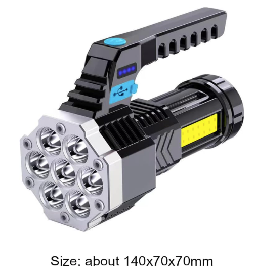 Lampe de Poche Rechargeable Lanterna - Torche Puissante avec Longue Portée Gemalys™